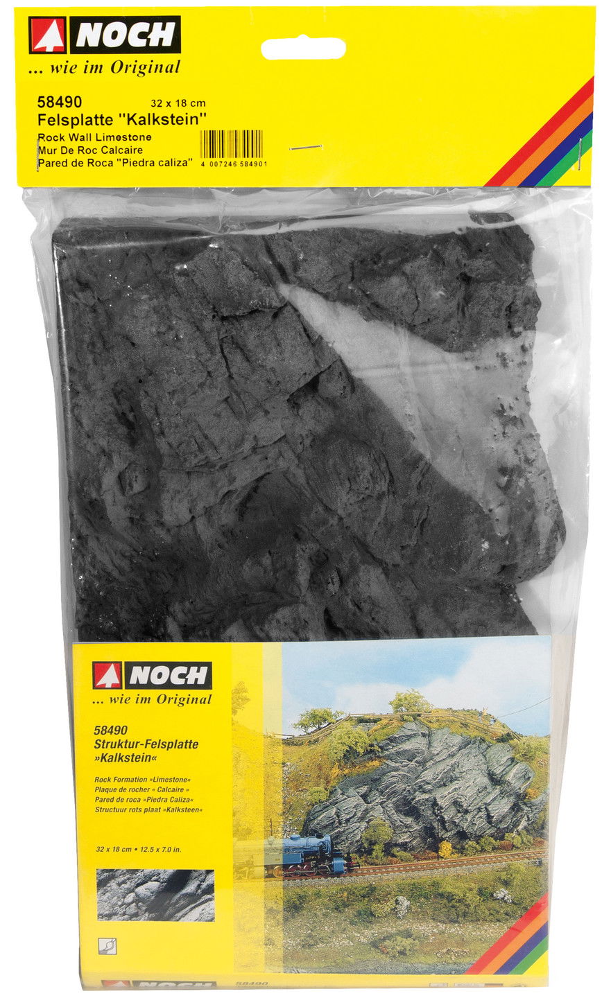 Rock Slab “Granite”, Model Railway