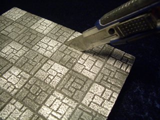 Cut out tiles