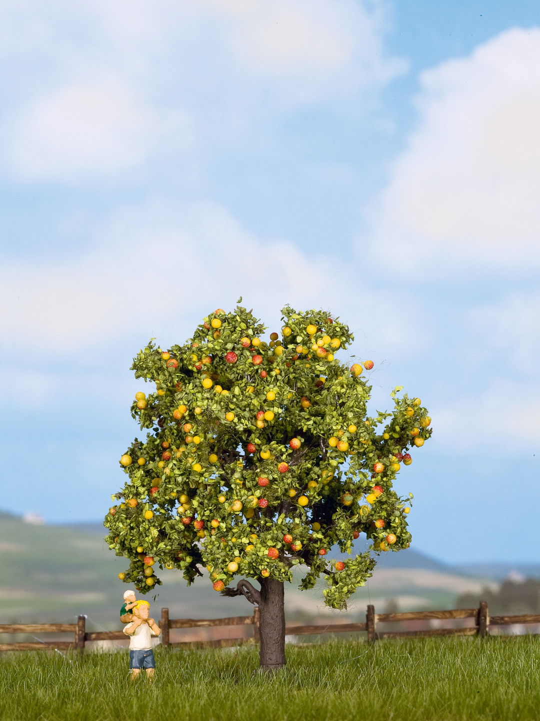 Apfelbaum mit Früchten, Modellbaum