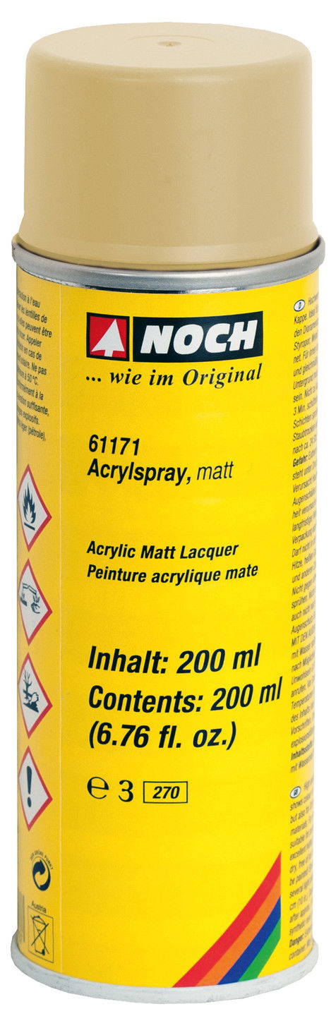 Acrylspray, matt, elfenbein Acrylspray matt, elfenbein