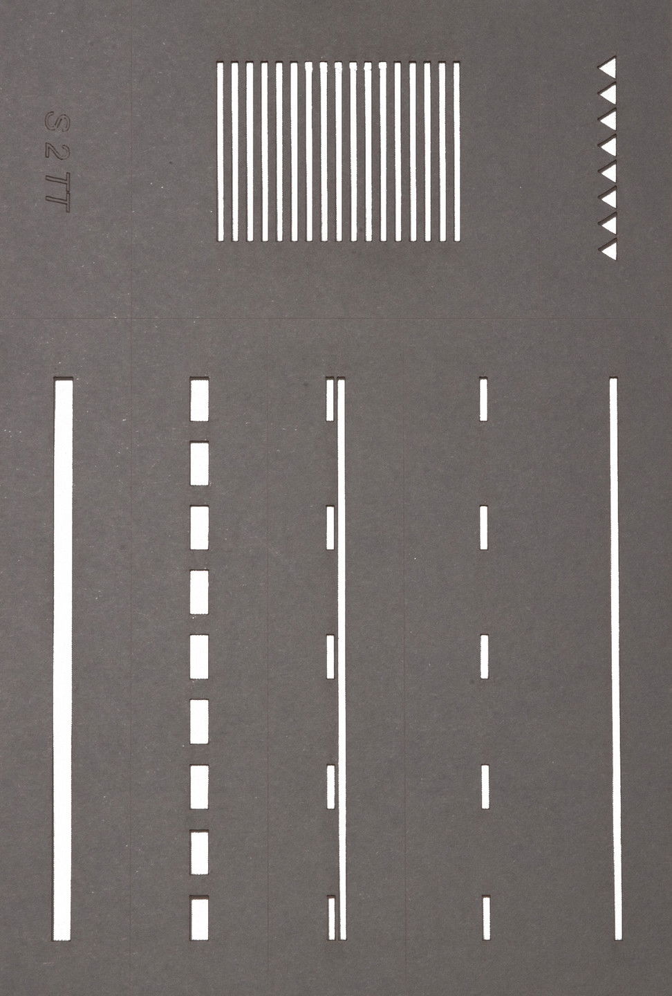 Street Marking Templates Straßenmarkierungs-Schablonen