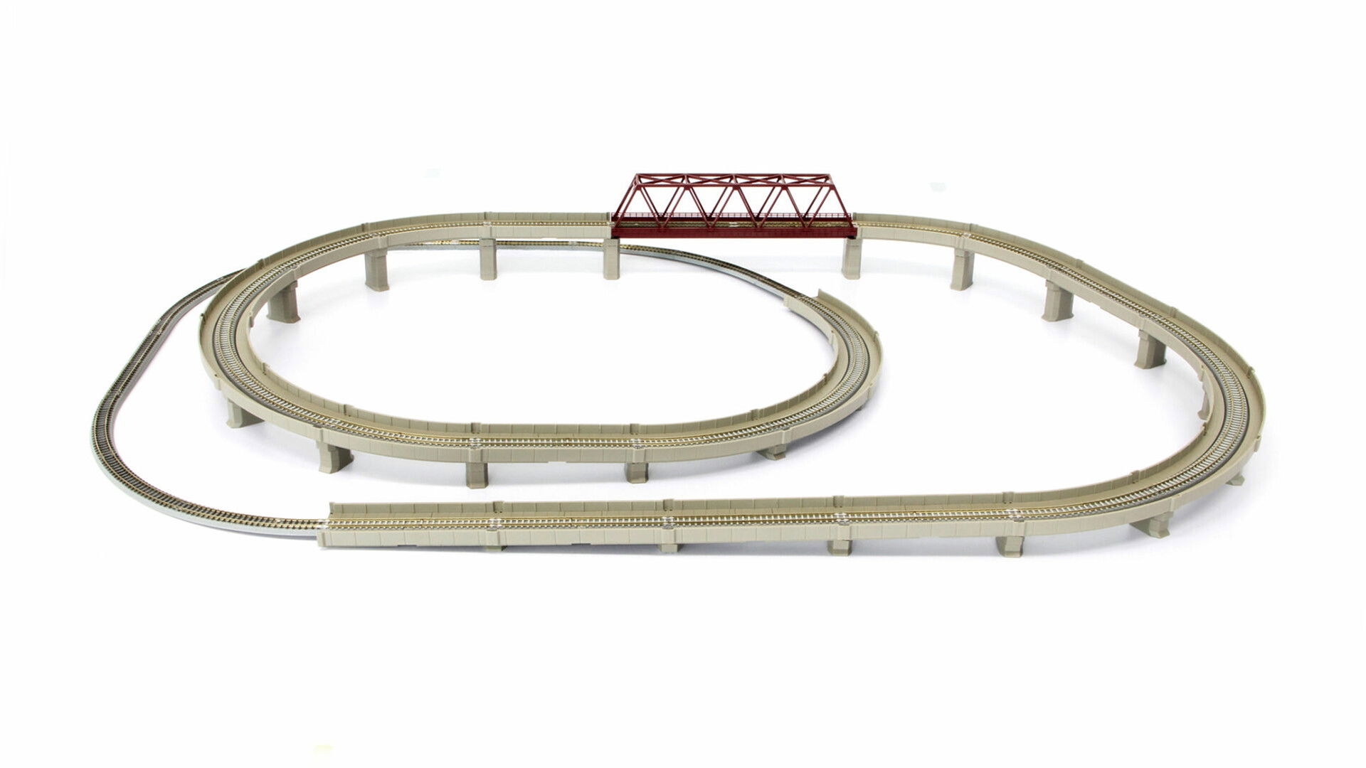Gleis-Set D, Klassisches Gleisoval Gleis-Set D, 560x860 mm