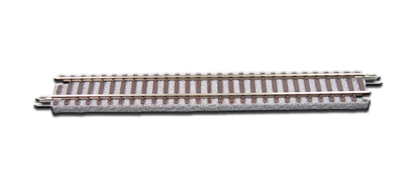Gleis gerade, 110 mm, mit Anschlussblende Gleis gerade, 110 mm