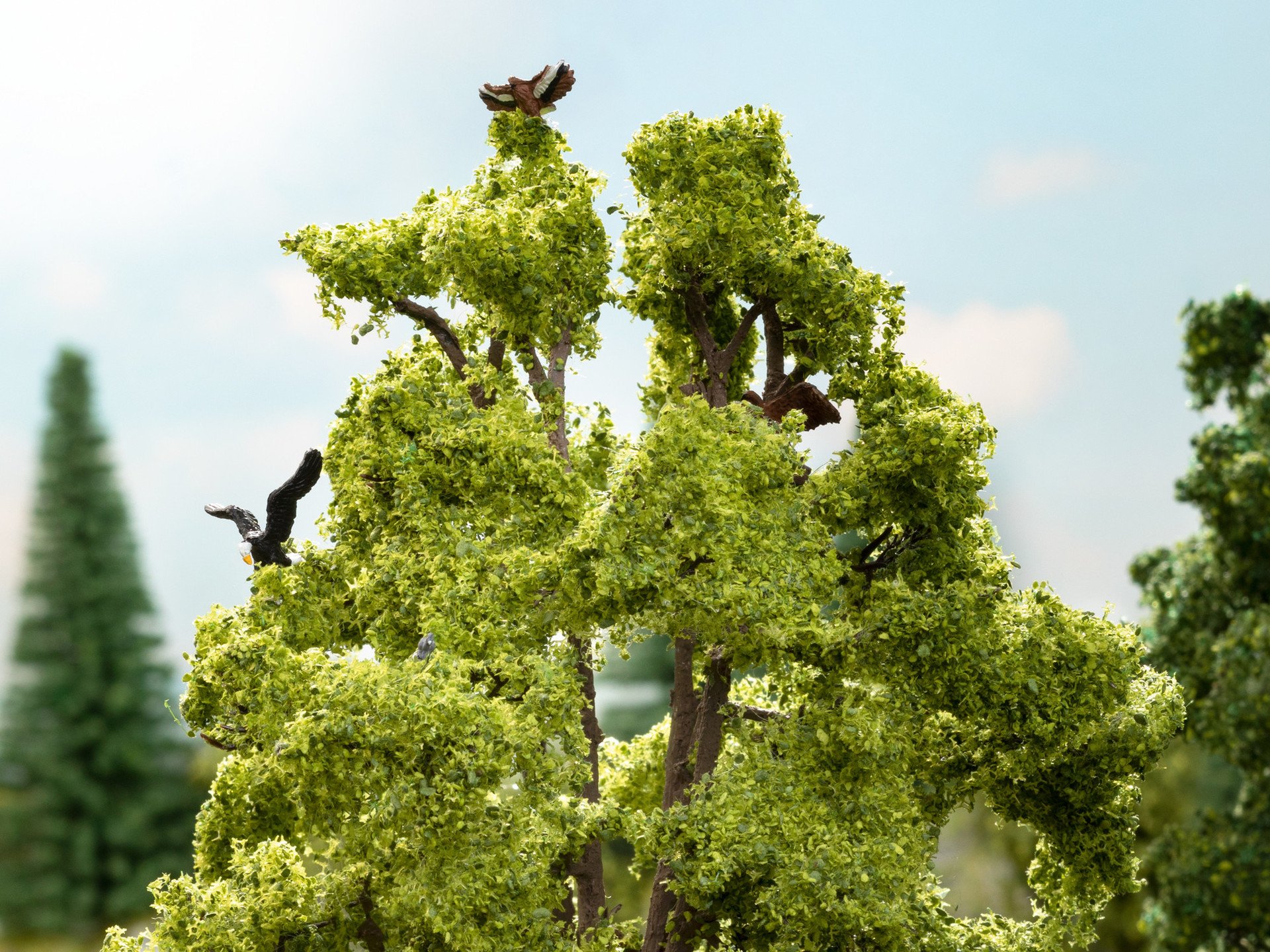 Baum mit Vogelzwitschern