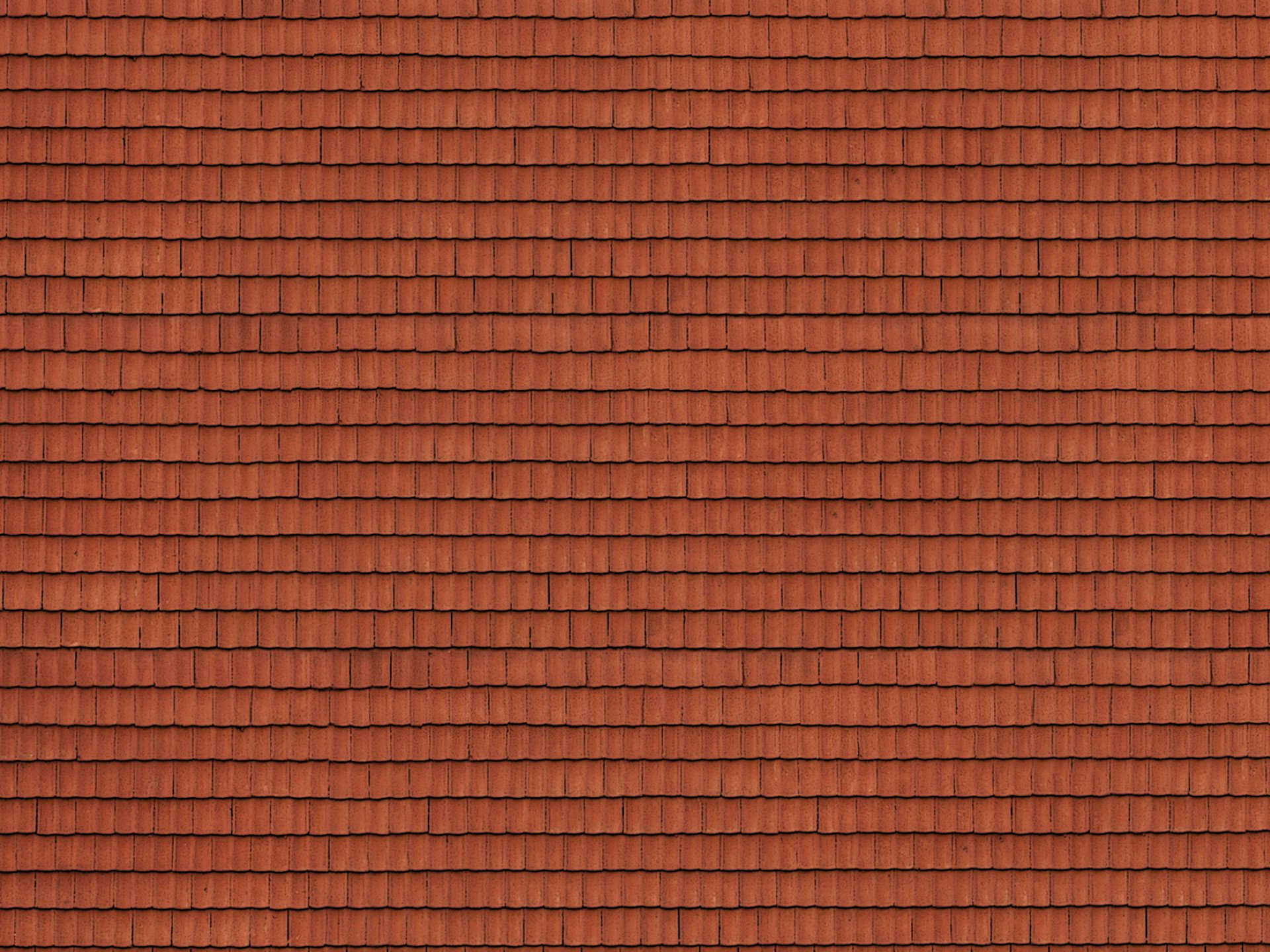 3D-Kartonplatte Dachziegel rot