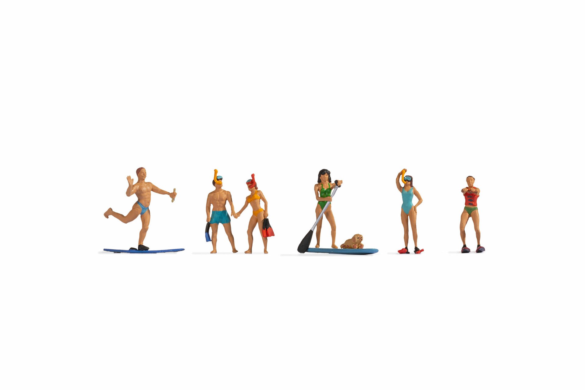 Figuren-Set Wassersportler 4zu3