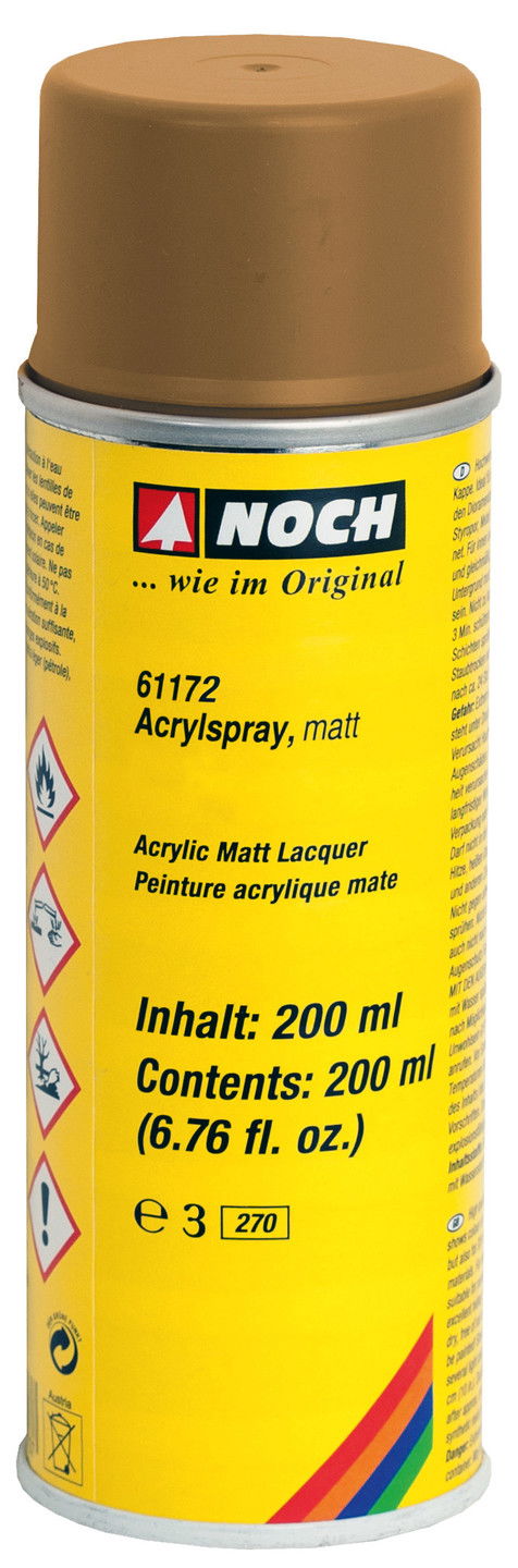 Acrylspray, matt, ocker Acrylspray matt, ocker