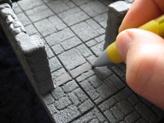 Press in tile structure