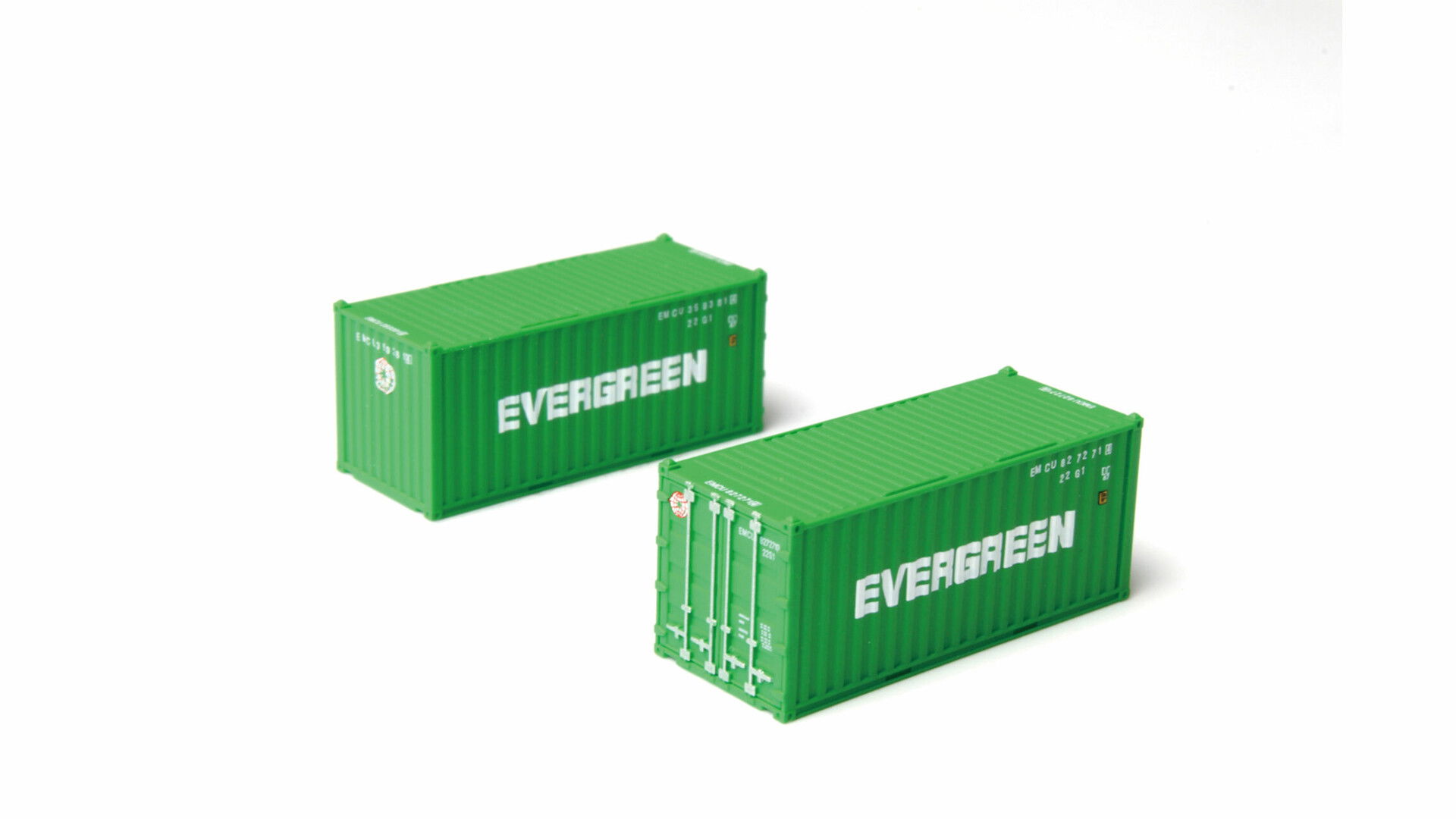 20' Container Evergreen, 2 Stück 20' Container Evergreen