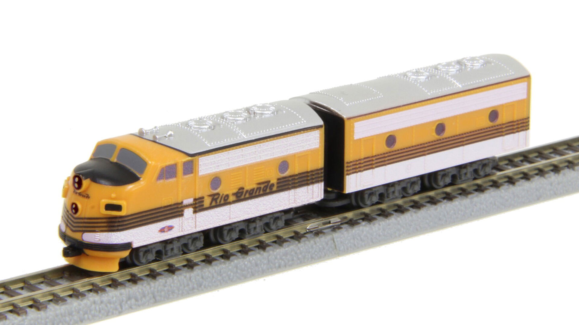 Z Shorty EMD F7 Rio Grande D&RGW 7297973, ST012-3