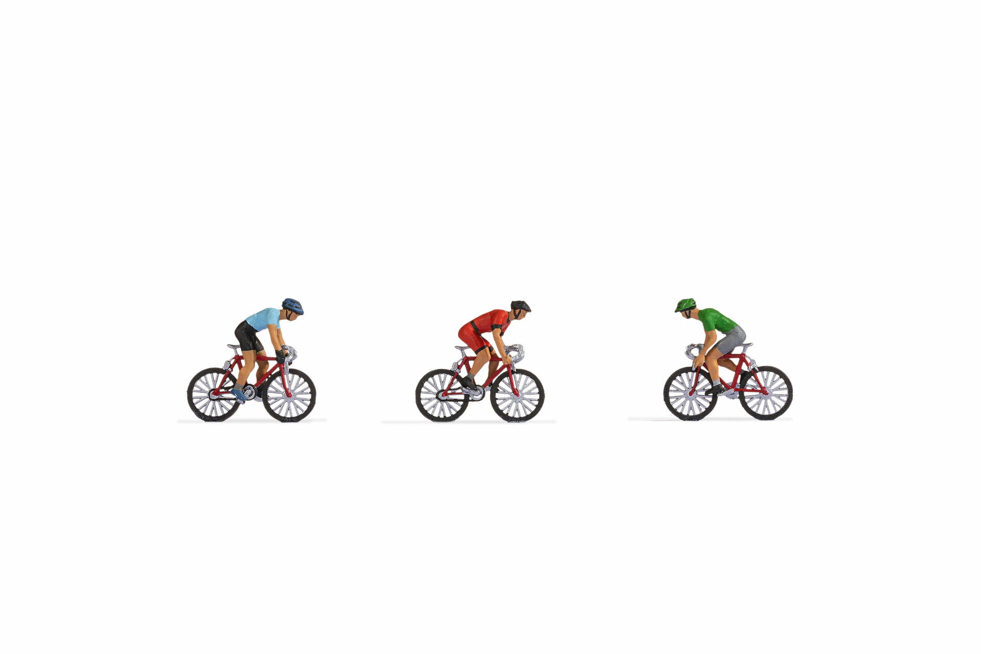 Bicycle Racers Figuren-Set Rennradfahrer 4zu3