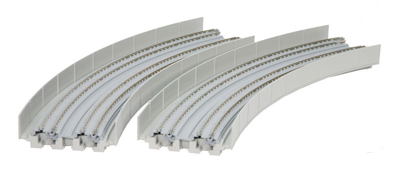 Viadukt-NBS 2-gl. m. geb.Gleis Viadukt-NBS 2-gl. m. geb.Gleis