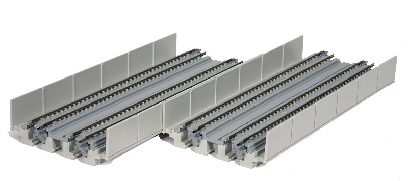 Viadukt-NBS 2-gleisig m. geradem Gleis 186 mm 2 St Viadukt-NBS 2-gleisig