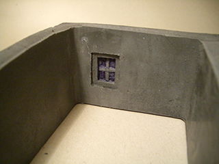 Glue the "window block" back in place Glue the "window block" back in place