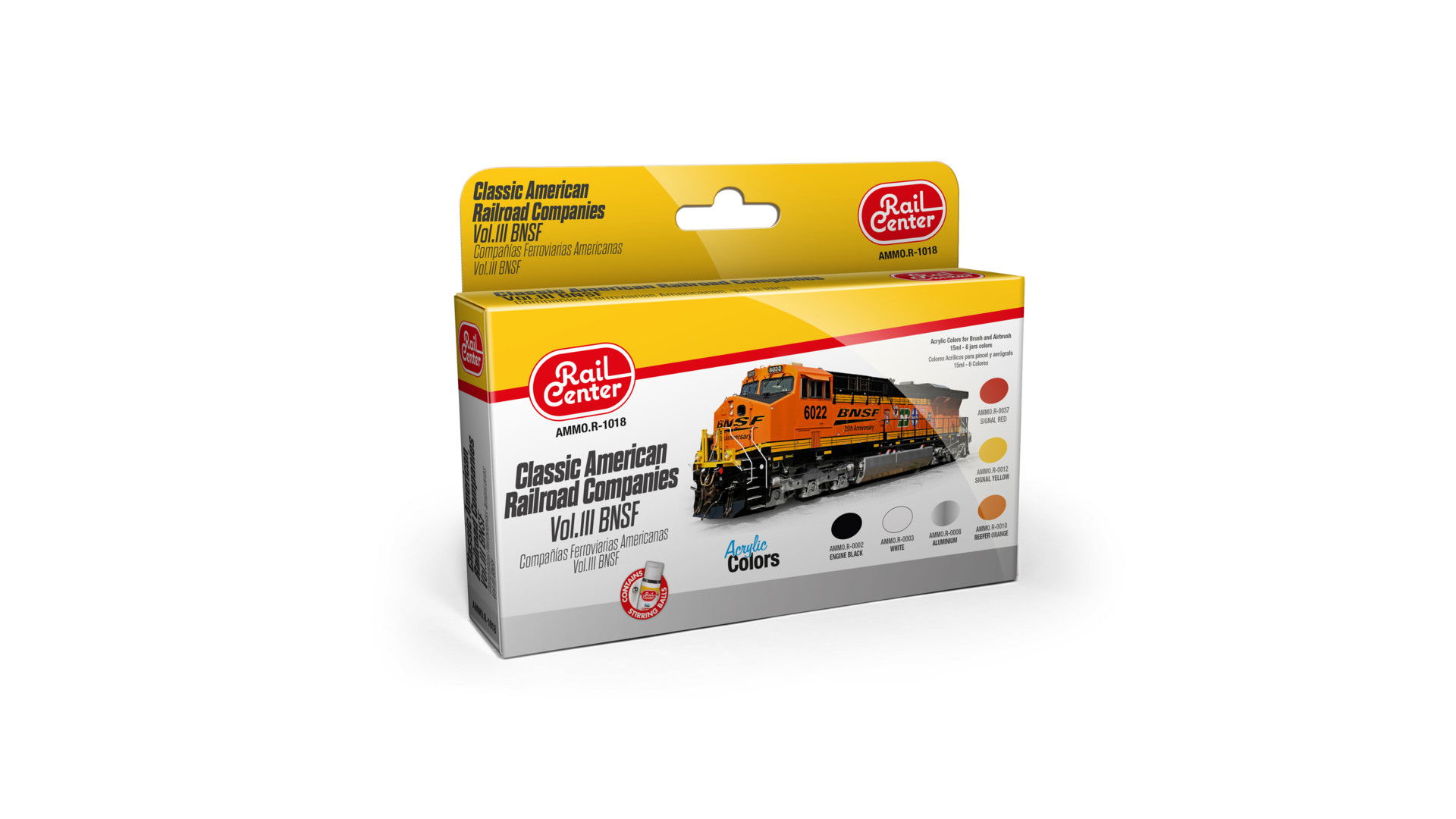 Amerikanische Eisenbahngesellschaften, Farb-Set 3 Amerikanische Eisenbahngesellschaften, Farb-Set 3