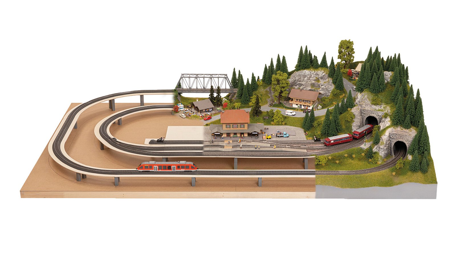 Easy-Track Railway Route Kits | | Model railway kit | NOCH