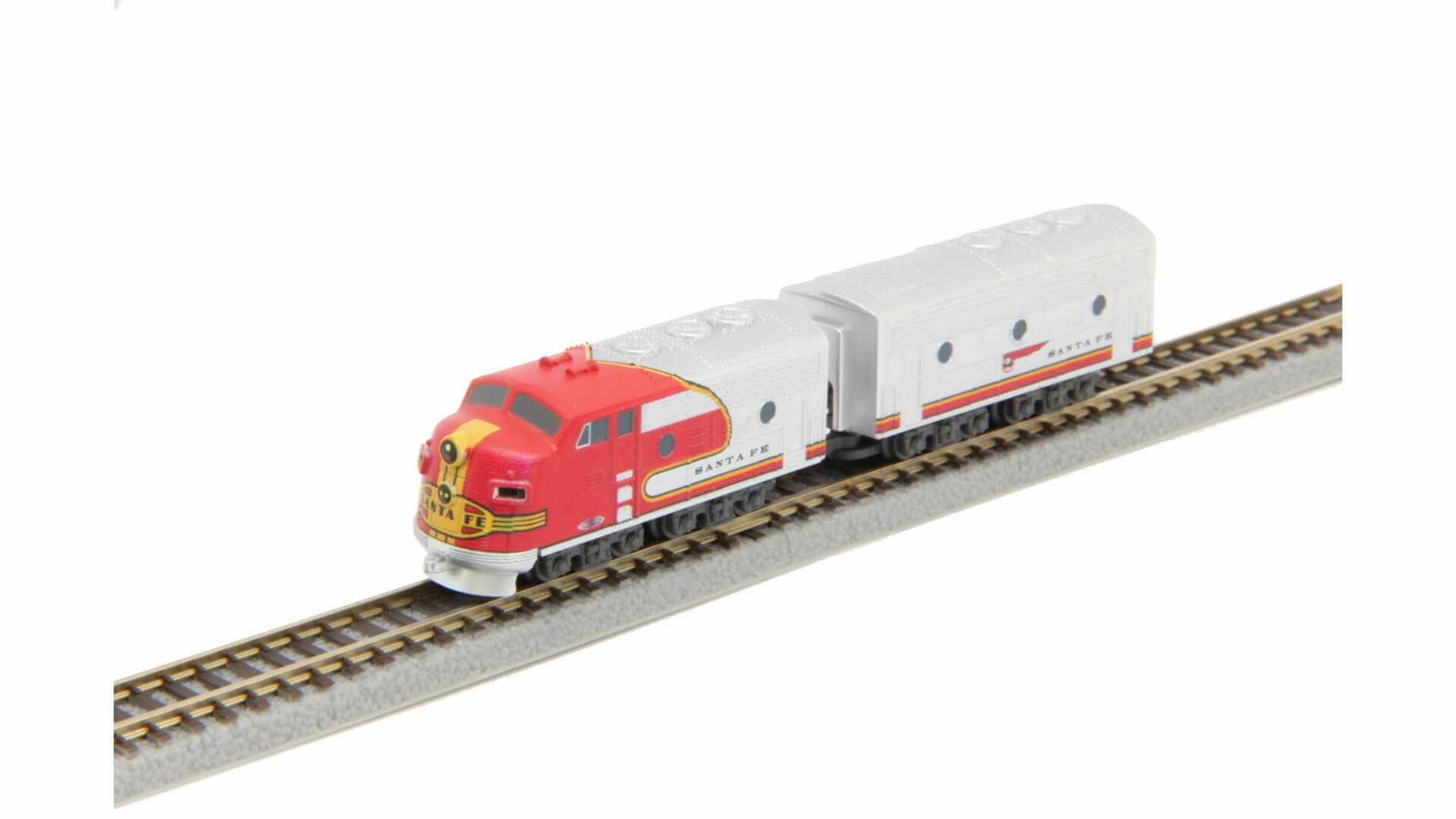 ZShorty EMD F7 ATSF 2 Car Set