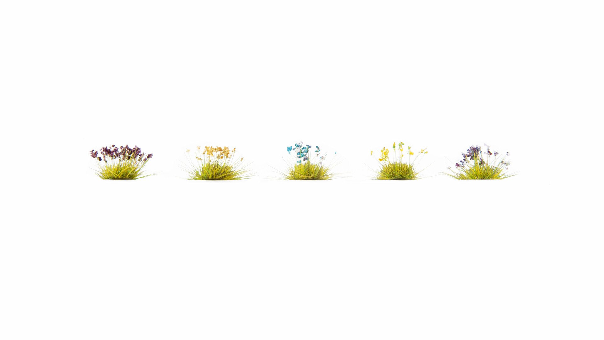 Blumen, grün-gelb, blau-weiß, Heide, Korn, Lavendel