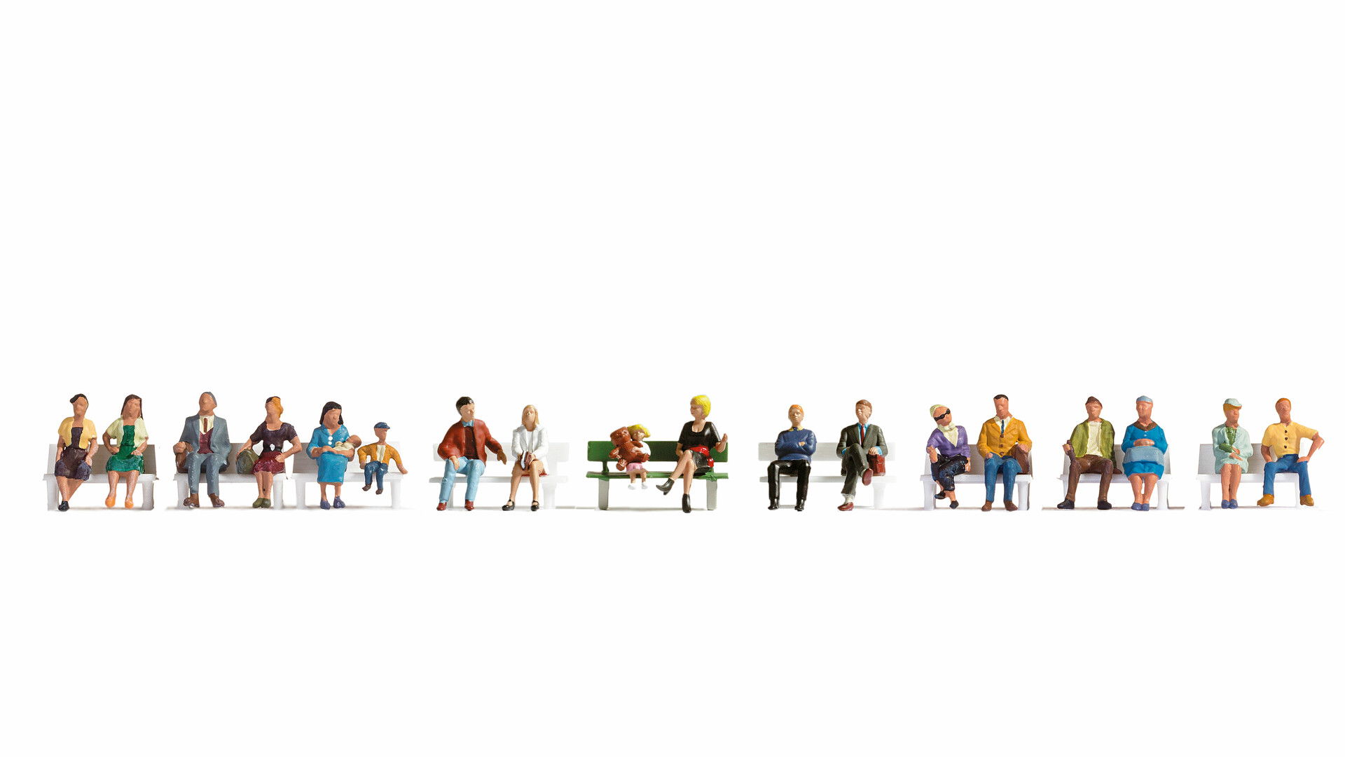 XL Set “Sitting People” Figuren XL-Set "Sitzende"