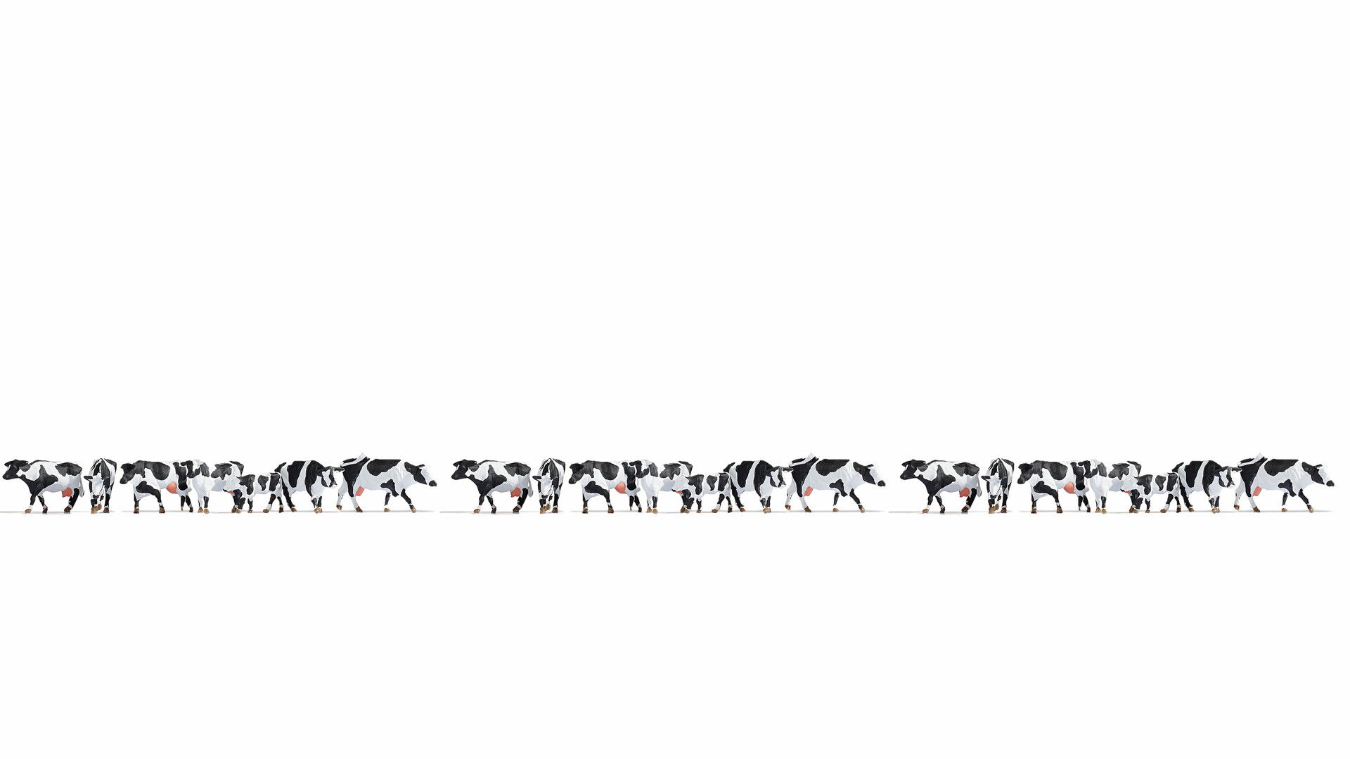 XL Set “Black & White Cows” XL-Set "Kühe schwarz-weiß"