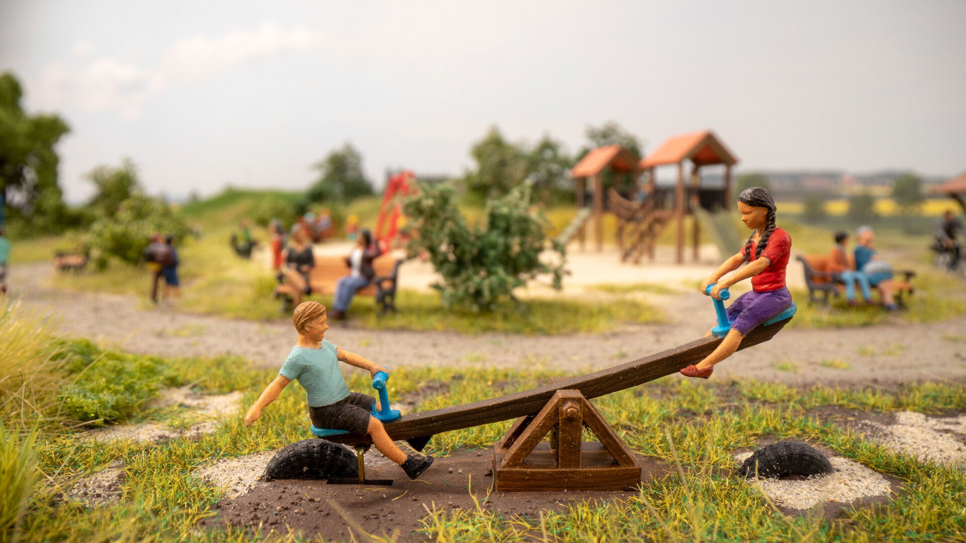 micro-motion Seesaw micro-motion Kinderwippe